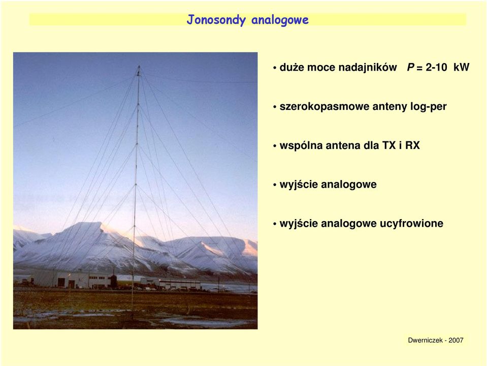 anteny log-per wspólna antena dla TX i