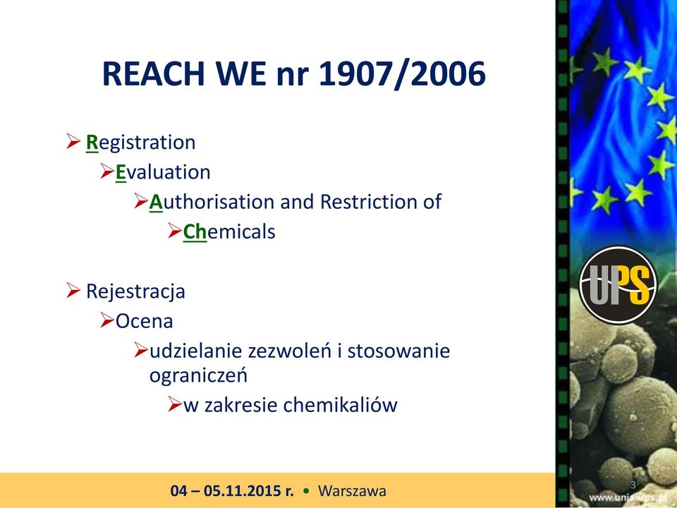 Chemicals Rejestracja Ocena udzielanie