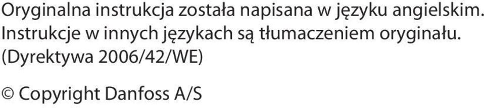 Instrukcje w innych językach są