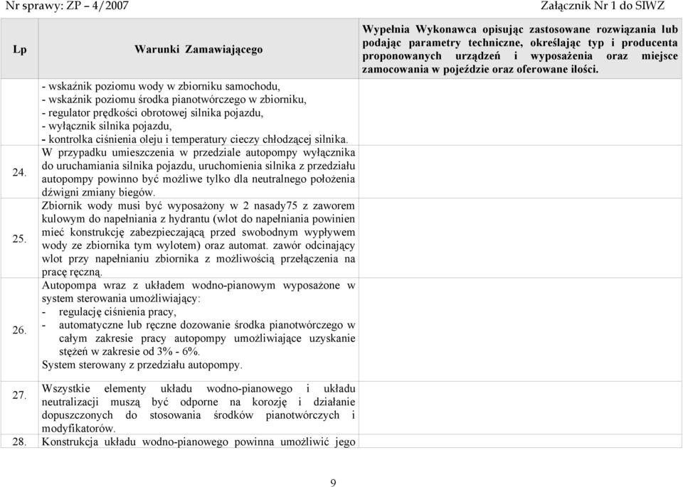 ciśnienia oleju i temperatury cieczy chłodzącej silnika.