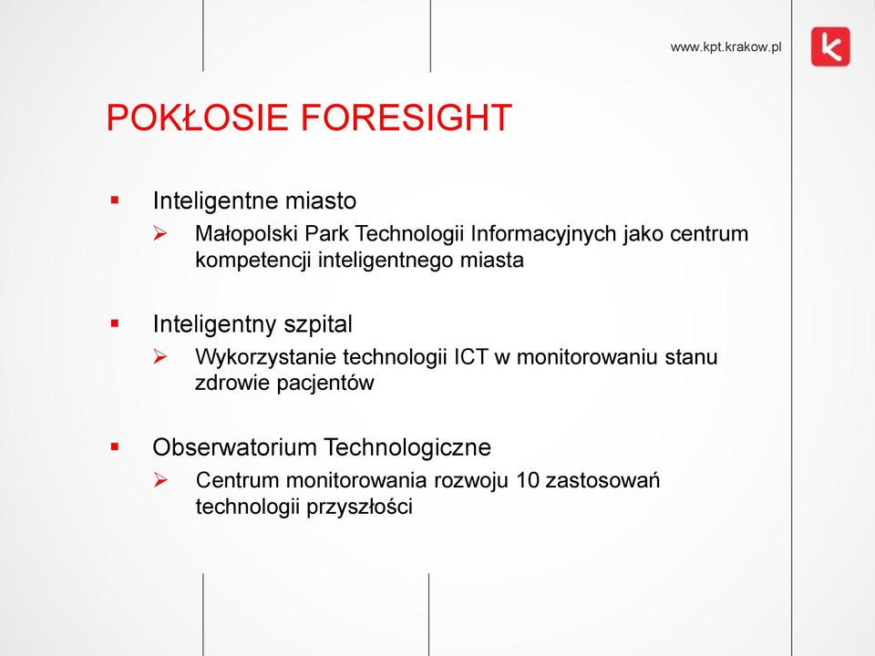 szpital Wykorzystanie technologii ICT w monitorowaniu stanu zdrowie pacjentów