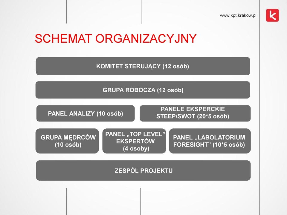 (20*5 osób) GRUPA MĘDRCÓW (10 osób) PANEL TOP LEVEL EKSPERTÓW