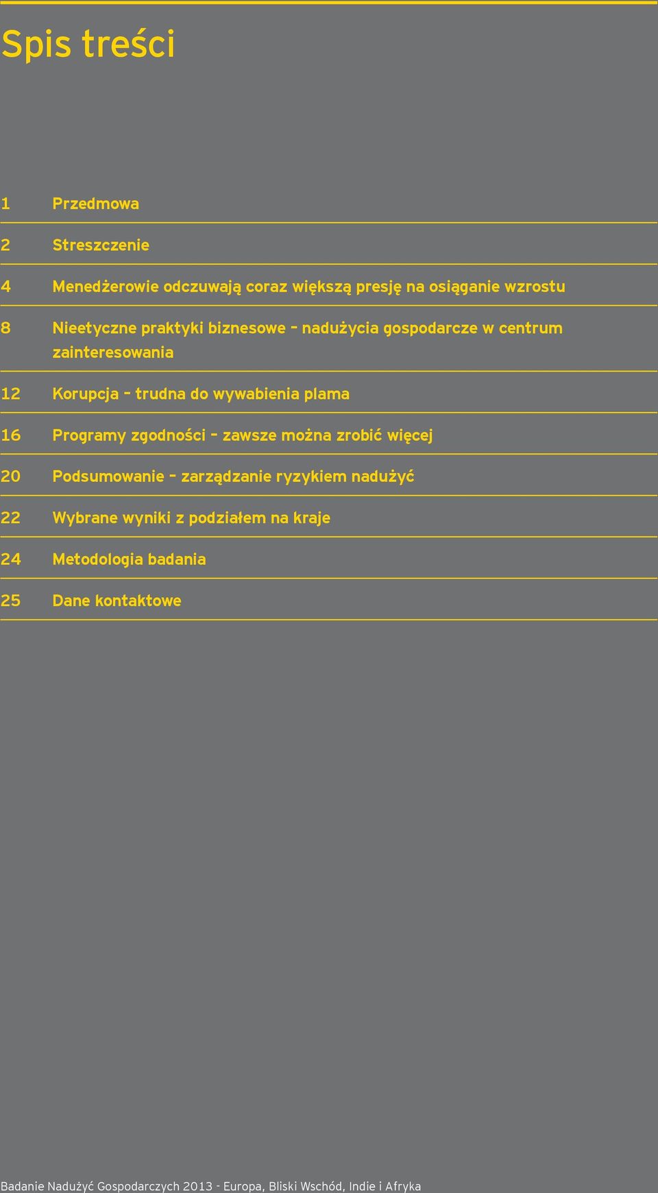 zgodności zawsze można zrobić więcej 20 Podsumowanie zarządzanie ryzykiem nadużyć 22 Wybrane wyniki z podziałem na