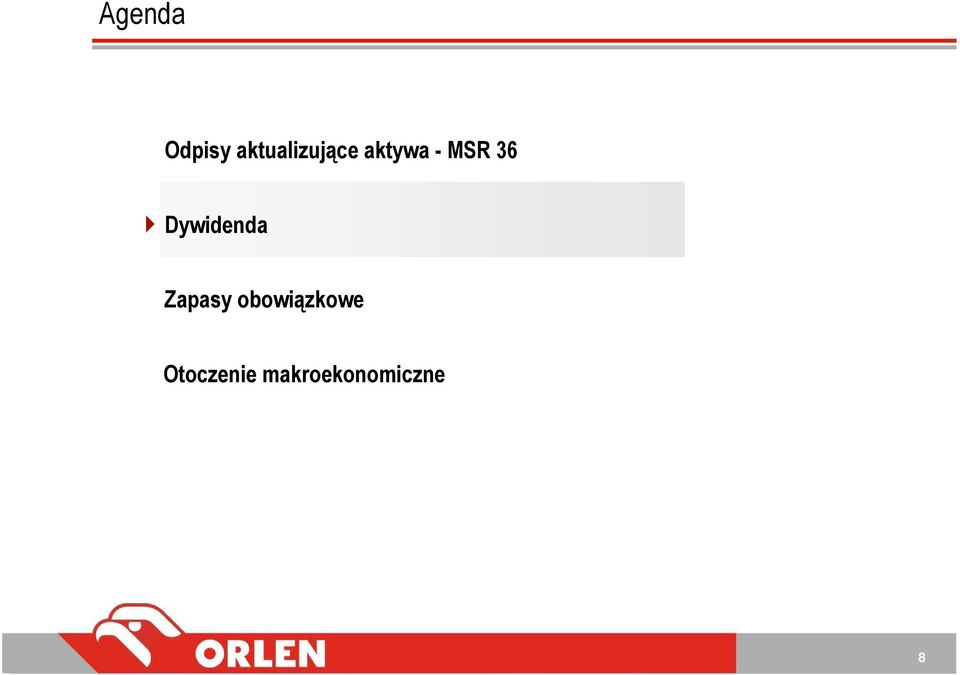 MSR 36 Dywidenda Zapasy