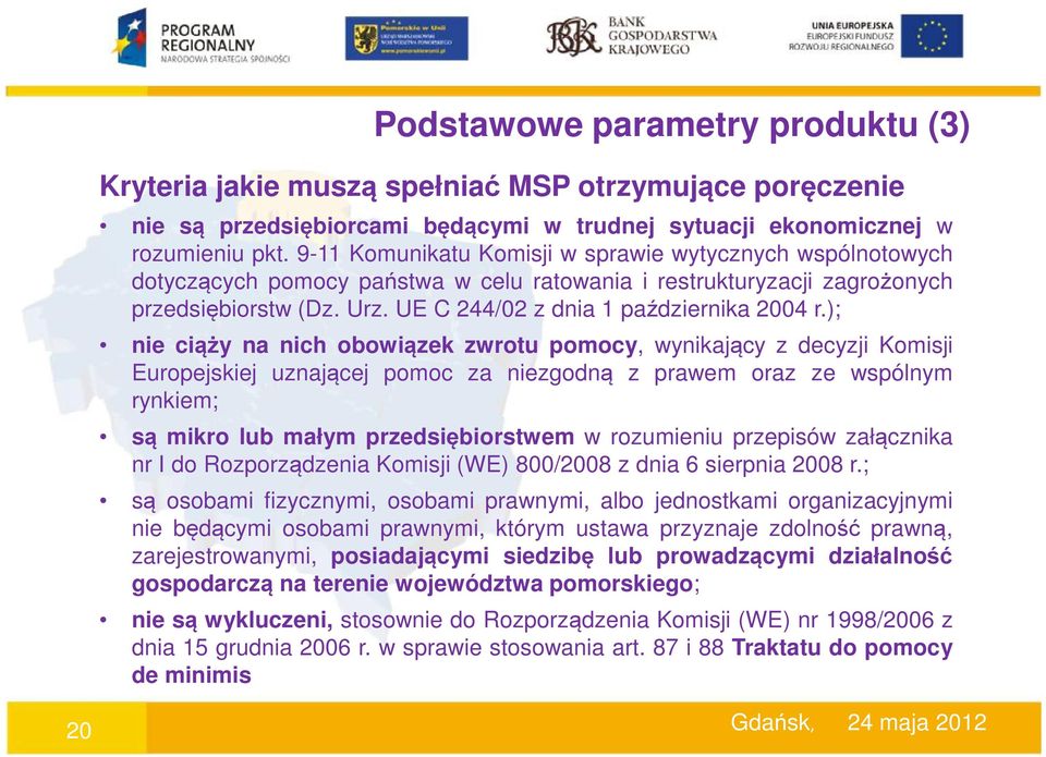 UE C 244/02 z dnia 1 października 2004 r.