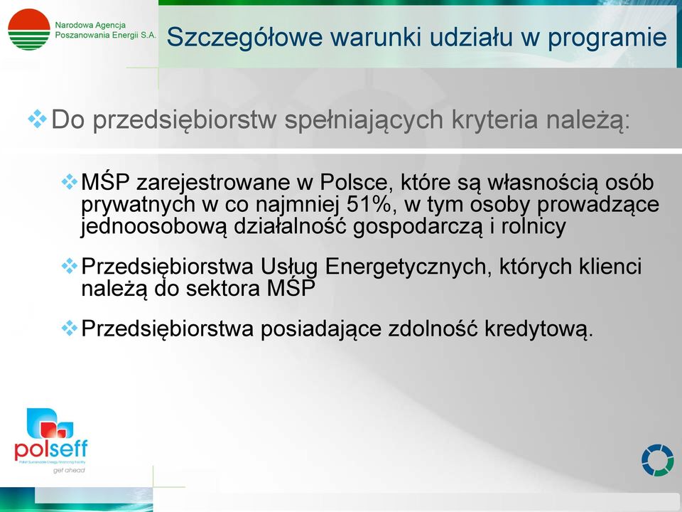 osoby prowadzące jednoosobową działalność gospodarczą i rolnicy Przedsiębiorstwa Usług