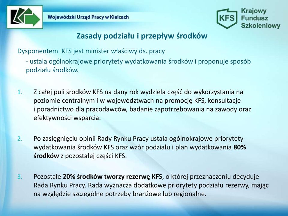 zawody oraz efektywności wsparcia. 2.