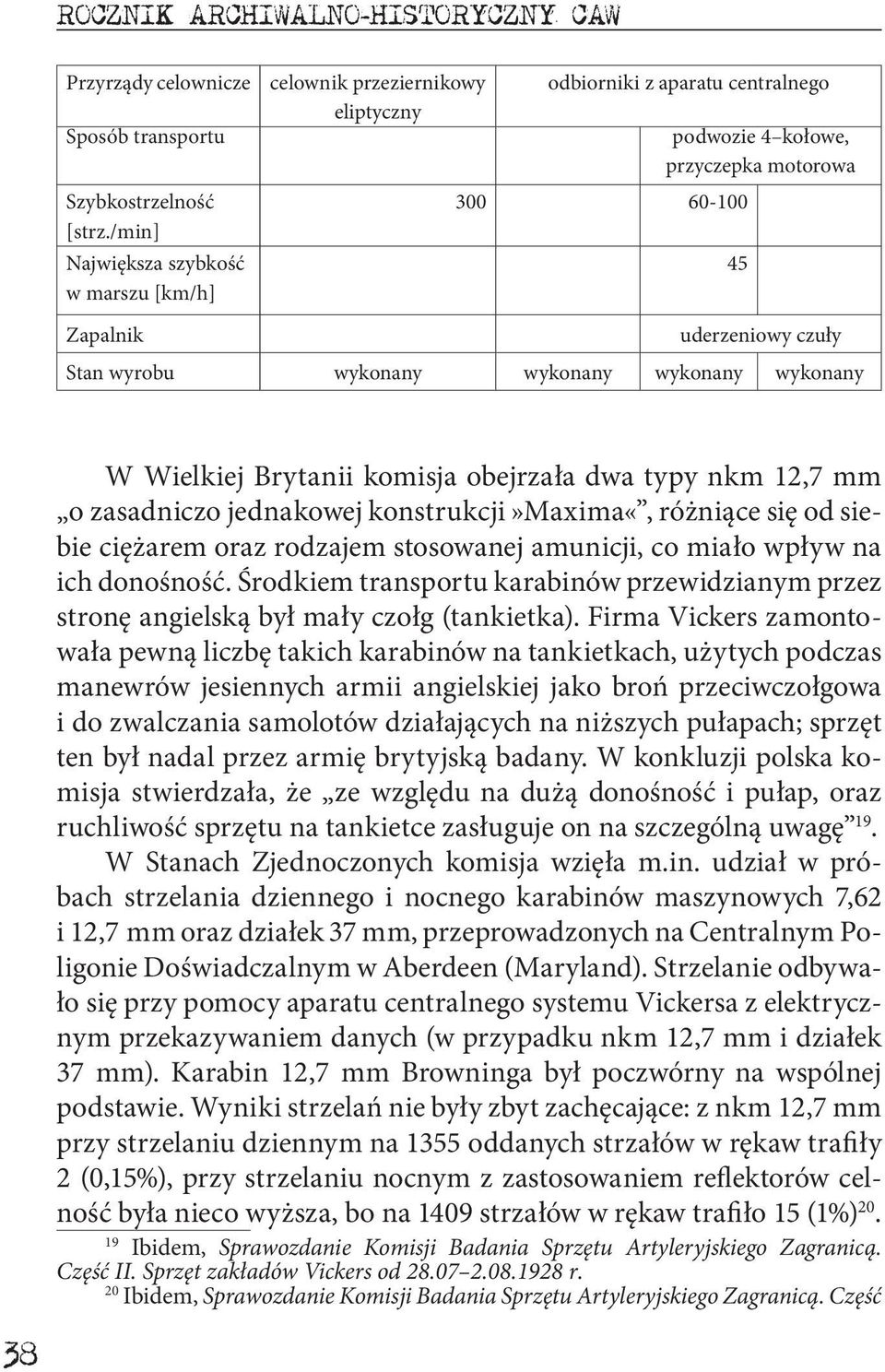 wyrobu wykonany wykonany wykonany wykonany W Wielkiej Brytanii komisja obejrzała dwa typy nkm 12,7 mm o zasadniczo jednakowej konstrukcji»maxima«, różniące się od siebie ciężarem oraz rodzajem