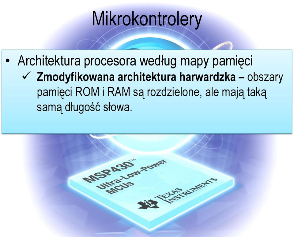 architektura harwardzka obszary pamięci