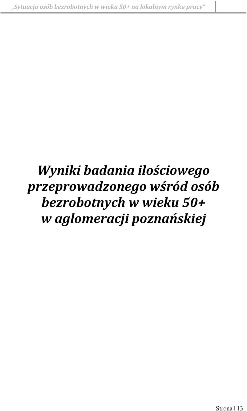 bezrobotnych w wieku 50+ w