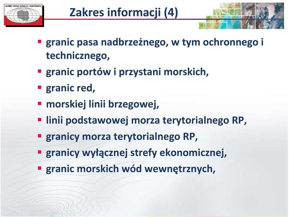 linii brzegowej, linii podstawowej morza terytorialnego RP, granicy morza
