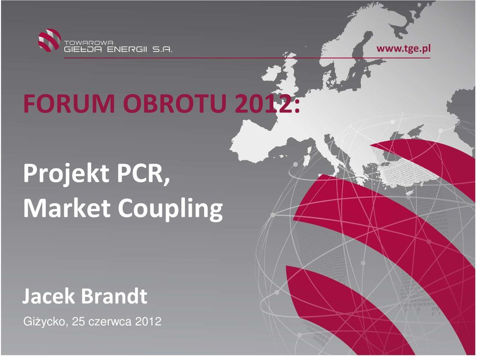 Coupling Jacek Brandt