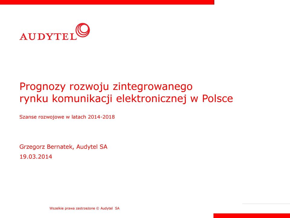 Szanse rozwojowe w latach 2014-2018