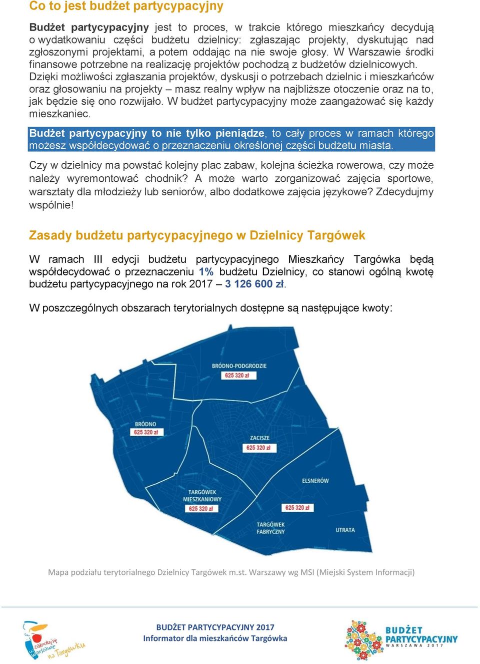 Dzięki możliwości zgłaszania projektów, dyskusji o potrzebach dzielnic i mieszkańców oraz głosowaniu na projekty masz realny wpływ na najbliższe otoczenie oraz na to, jak będzie się ono rozwijało.