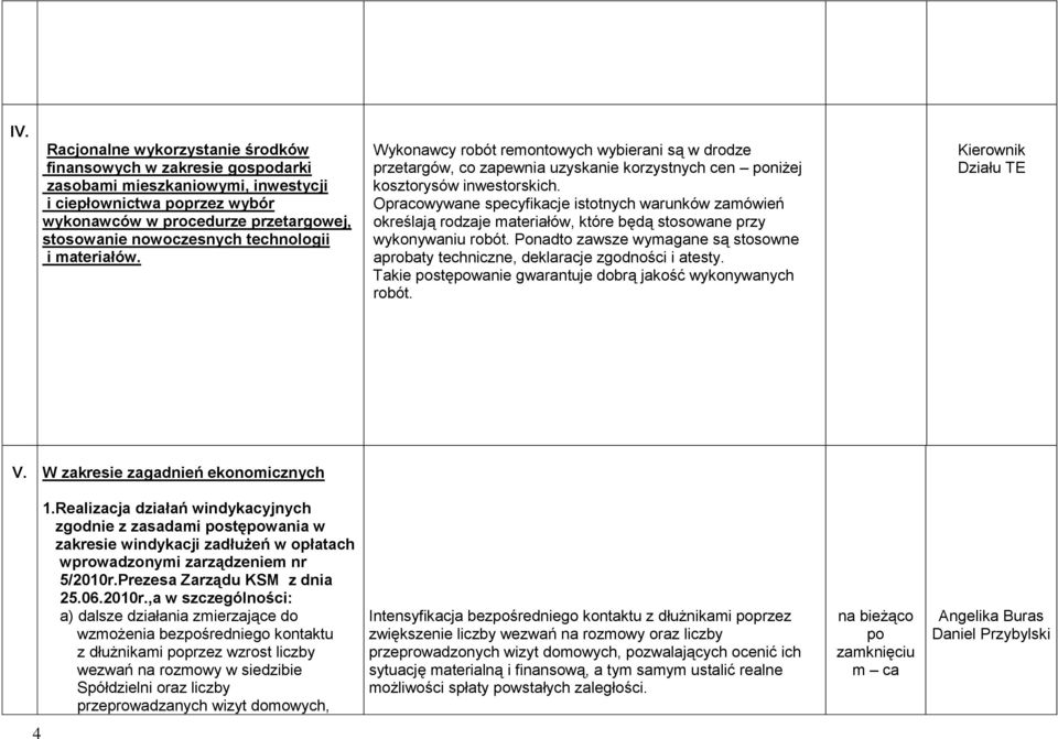 Opracowywane specyfikacje istotnych warunków zamówień określają rodzaje materiałów, które będą stosowane przy wykonywaniu robót.