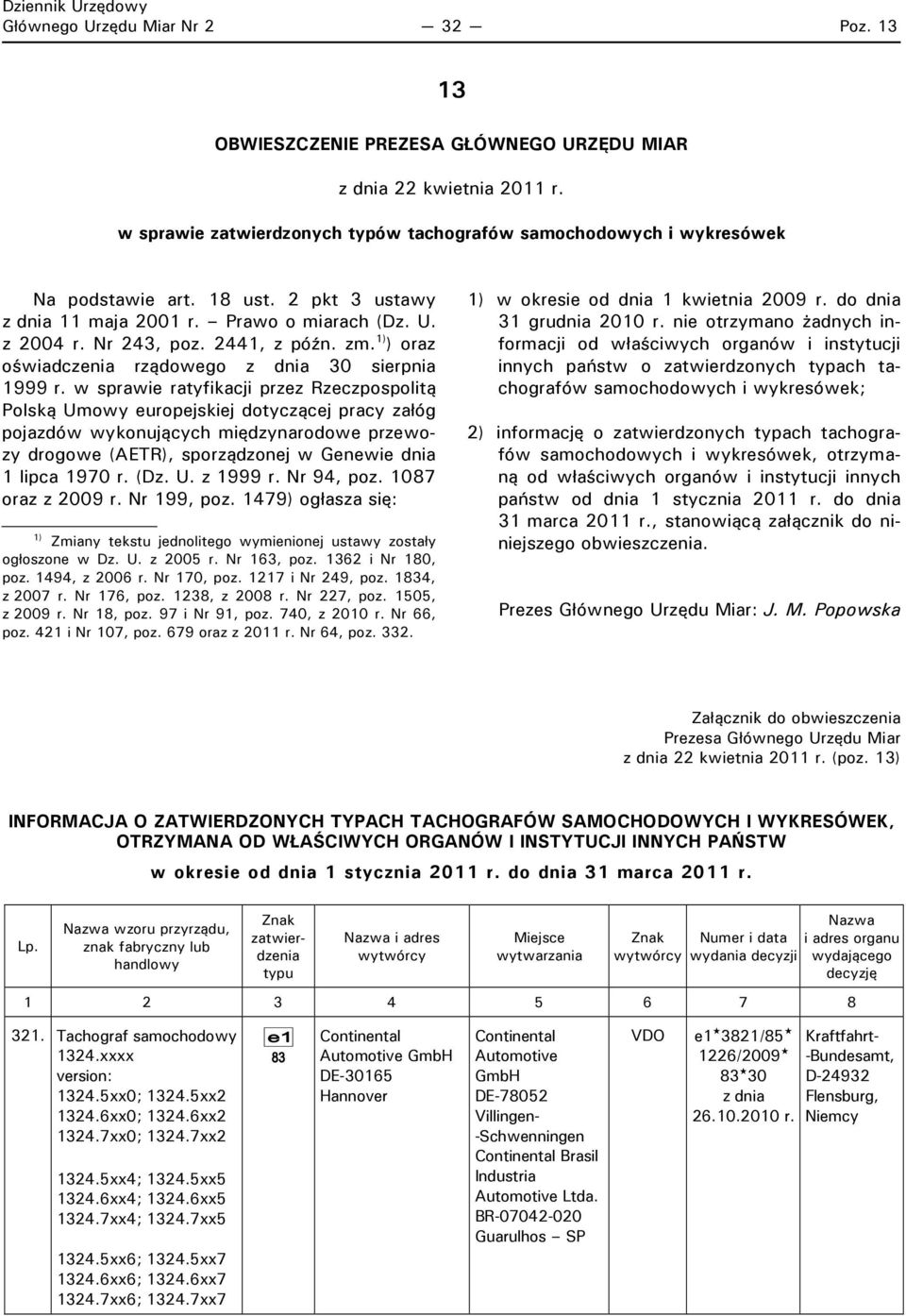 w sprawie ratyfikacji przez Rzeczpospolitą Polską Umowy europejskiej dotyczącej pracy załóg pojazdów wykonujących międzynarodowe przewozy drogowe (AETR), sporządzonej w Genewie dnia 1 lipca 1970 r.