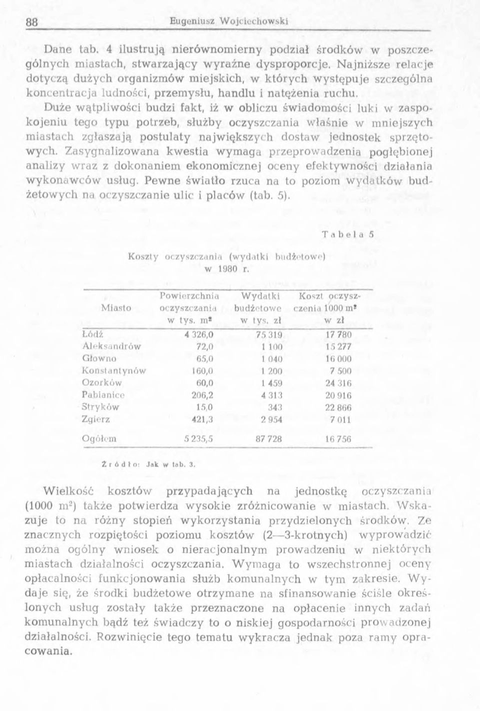 Duże w ą tp liw o ści budzi fakt, iż w obliczu św iadom ości luki w za sp o- kojeniu tego typu potrzeb, służby oczyszczania w łaśnie w m niejszych m iastach zgłaszają postulaty najw iększych dostaw