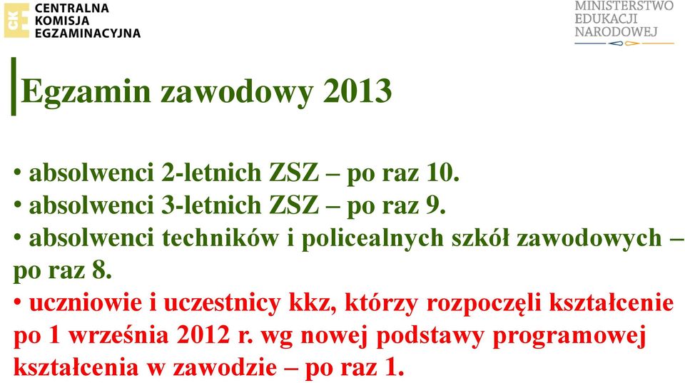 absolwenci techników i policealnych szkół zawodowych po raz 8.