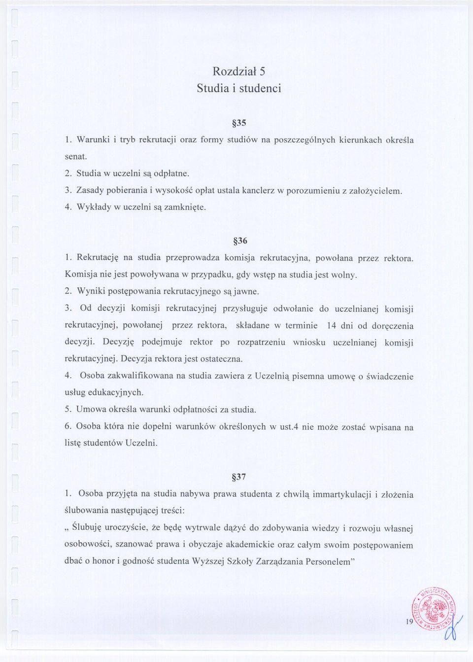 Wyniki postepowania rekrutacyjnego sajawne. 3.