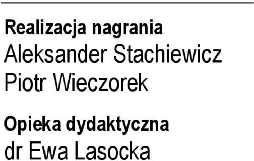 Piotr Wieczorek Opieka