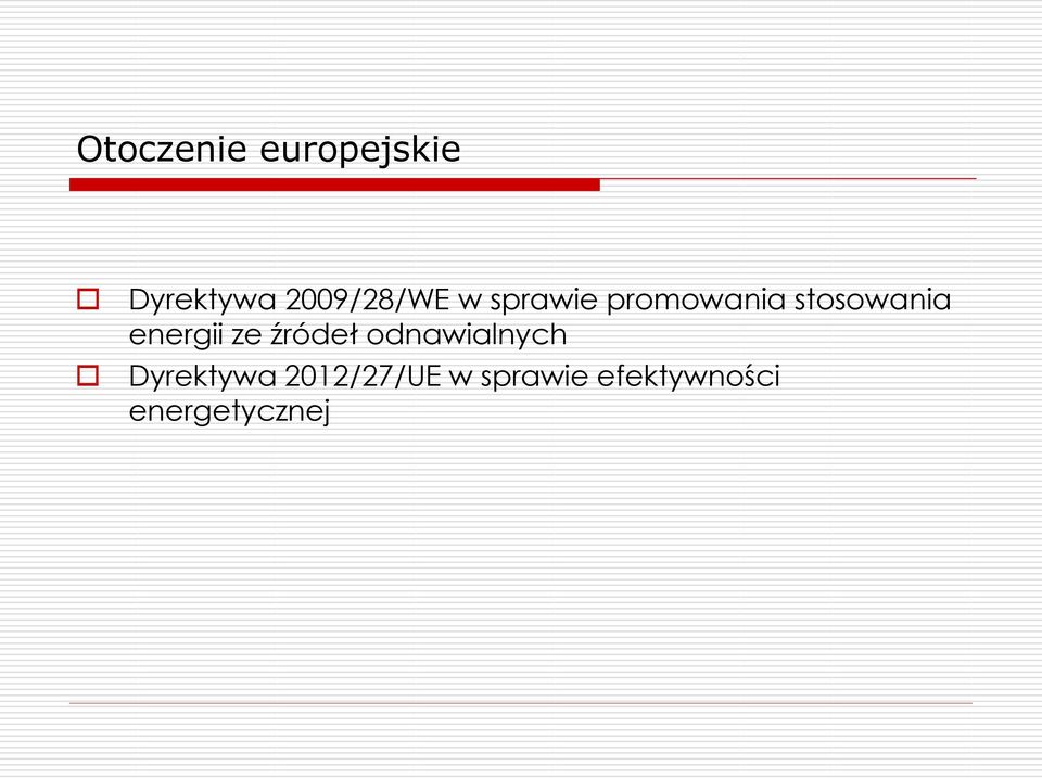 stosowania energii ze źródeł