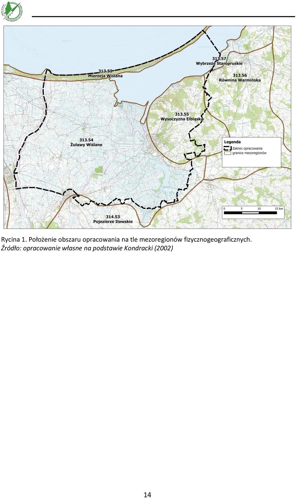 tle mezoregionów