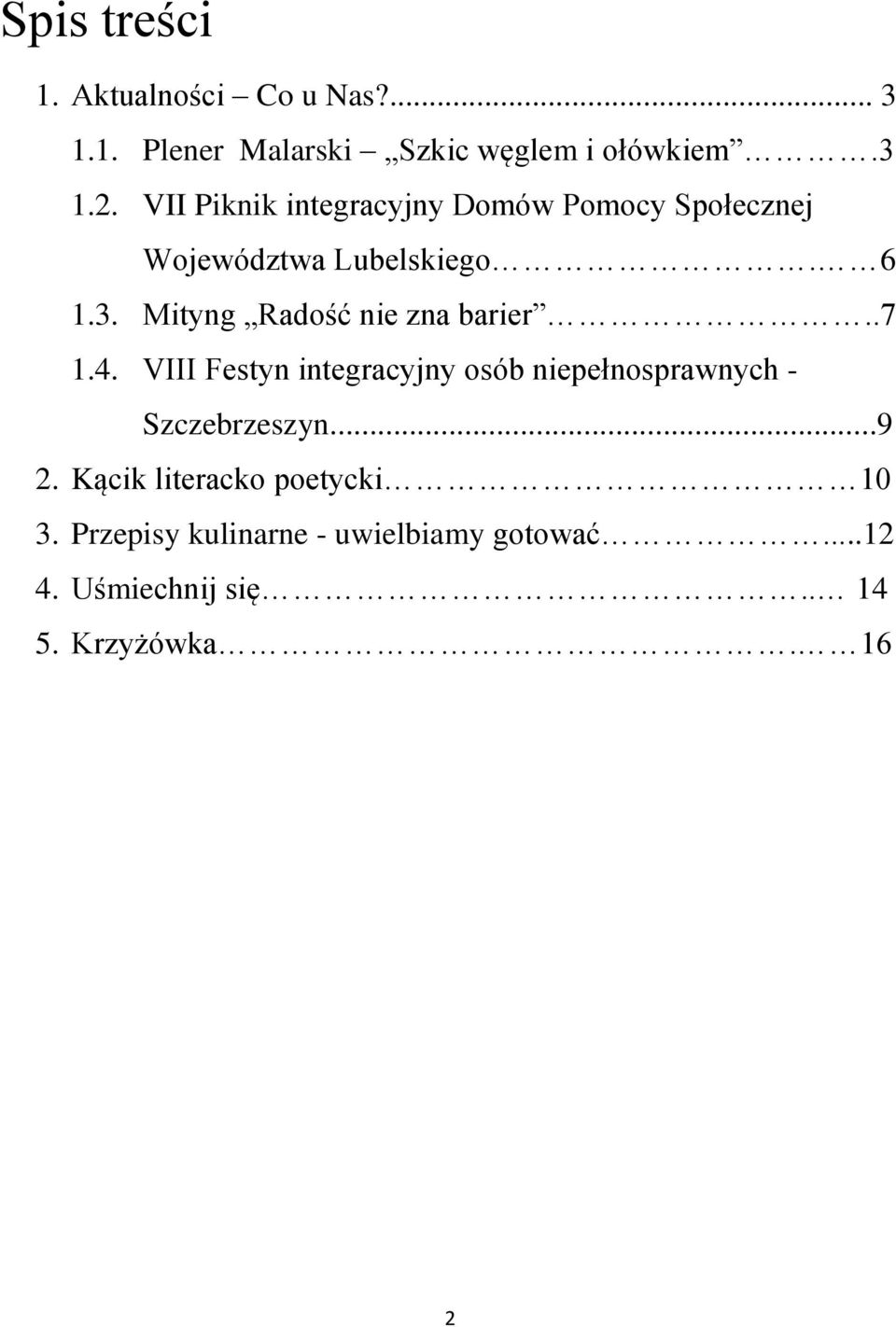 Mityng Radość nie zna barier..7 1.4.