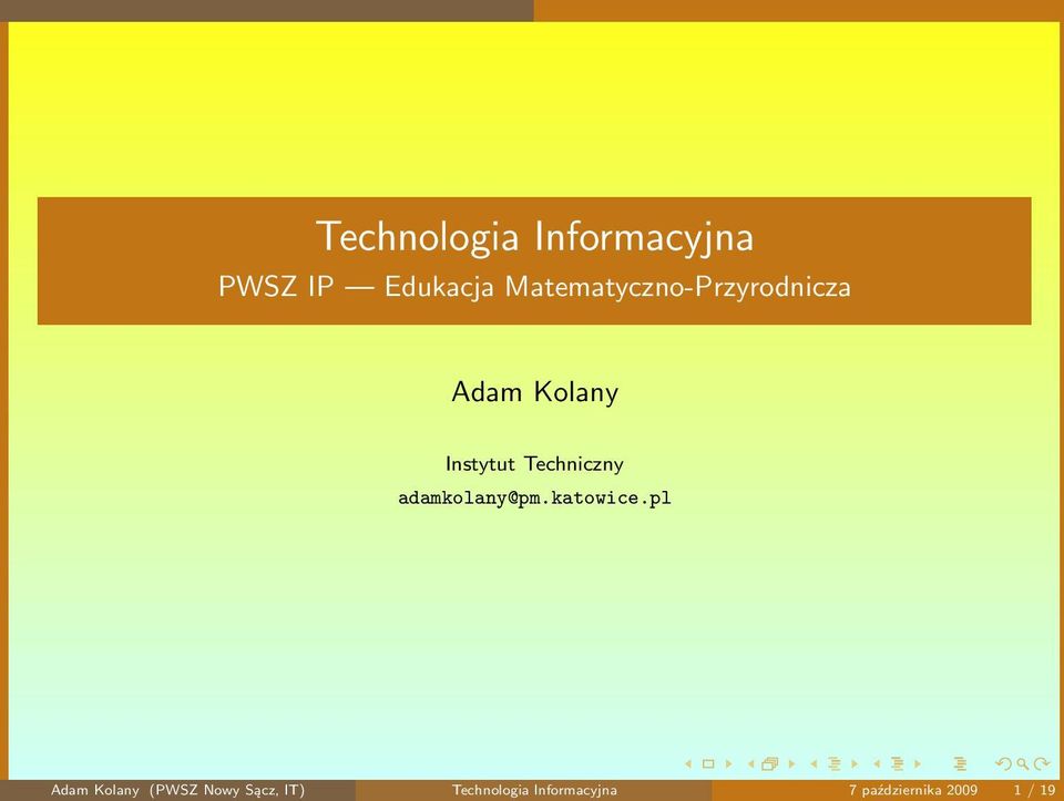 Techniczny adamkolany@pm.katowice.