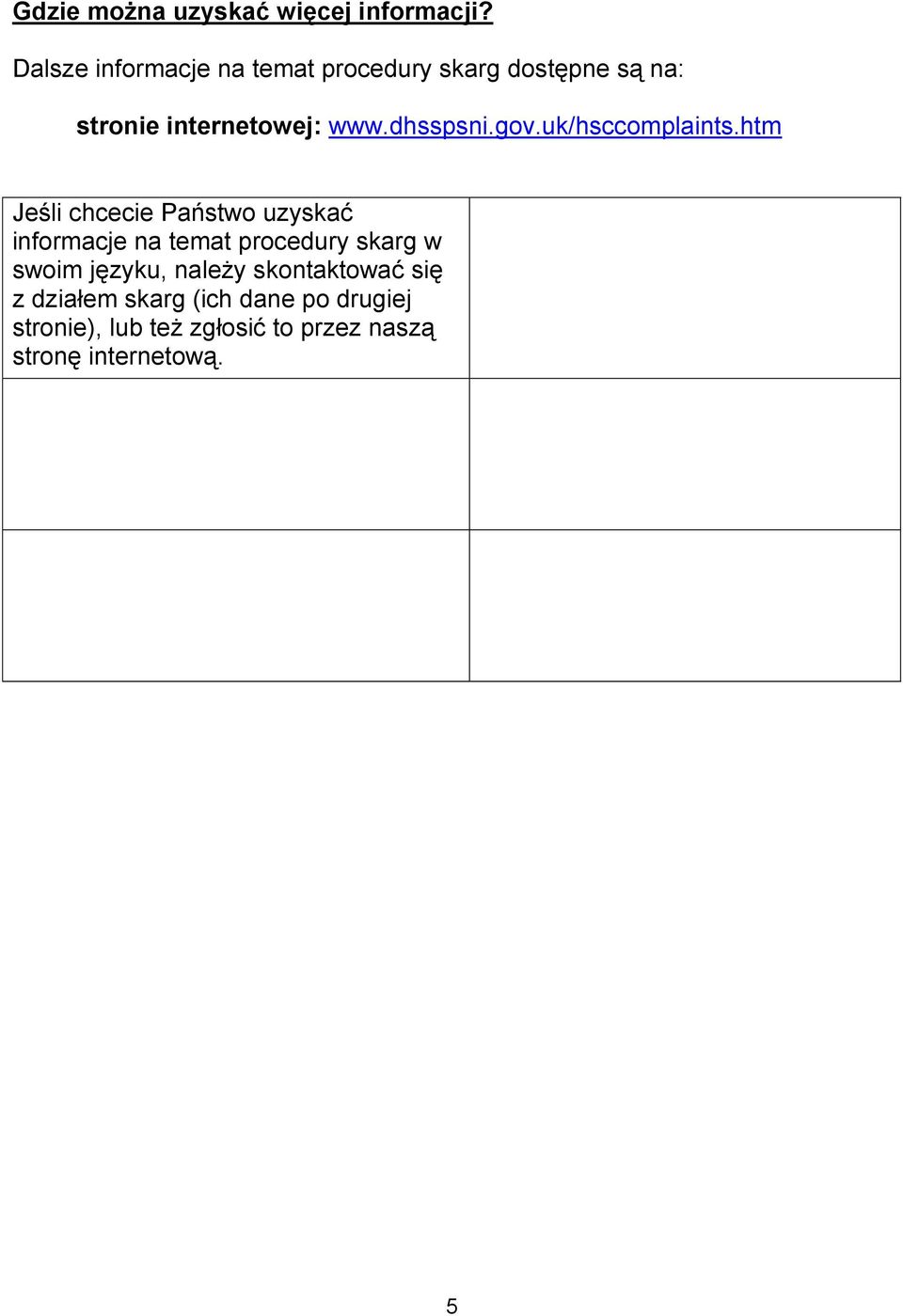 dhsspsni.gov.uk/hsccomplaints.