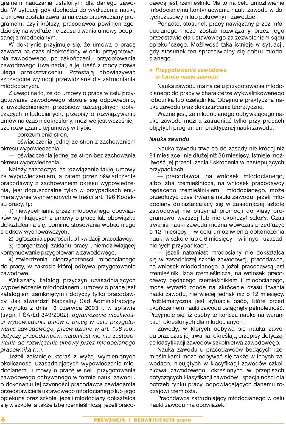 młodocianym.