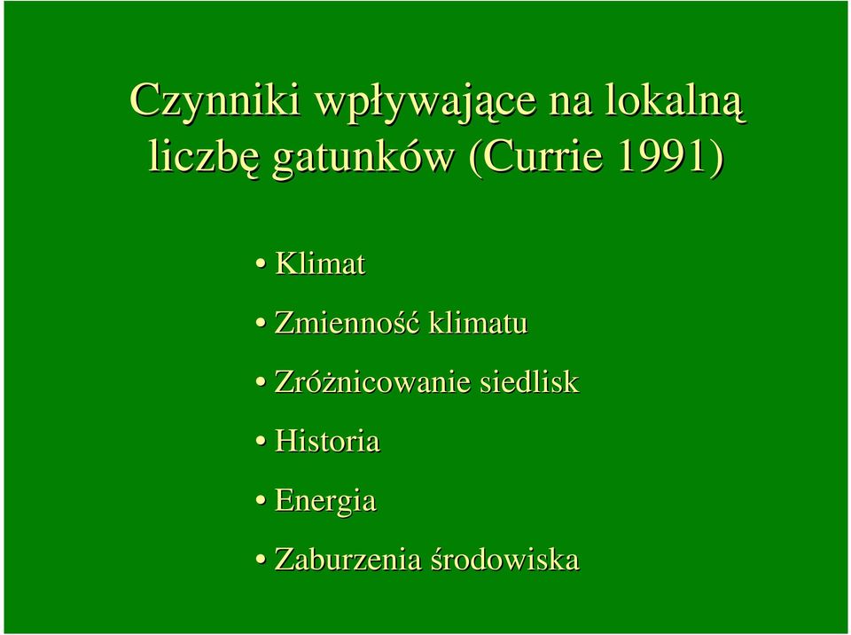 Klimat Zmienność klimatu