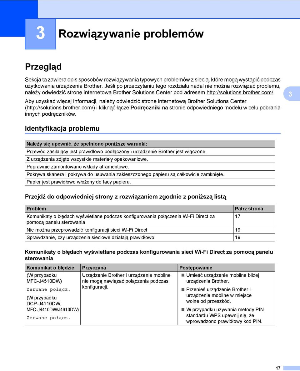 Aby uzyskać więcej informacji, należy odwiedzić stronę internetową Brother Solutions Center (http://solutions.brother.