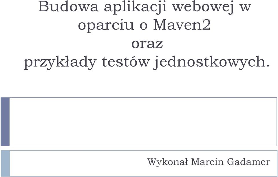 przykłady testów