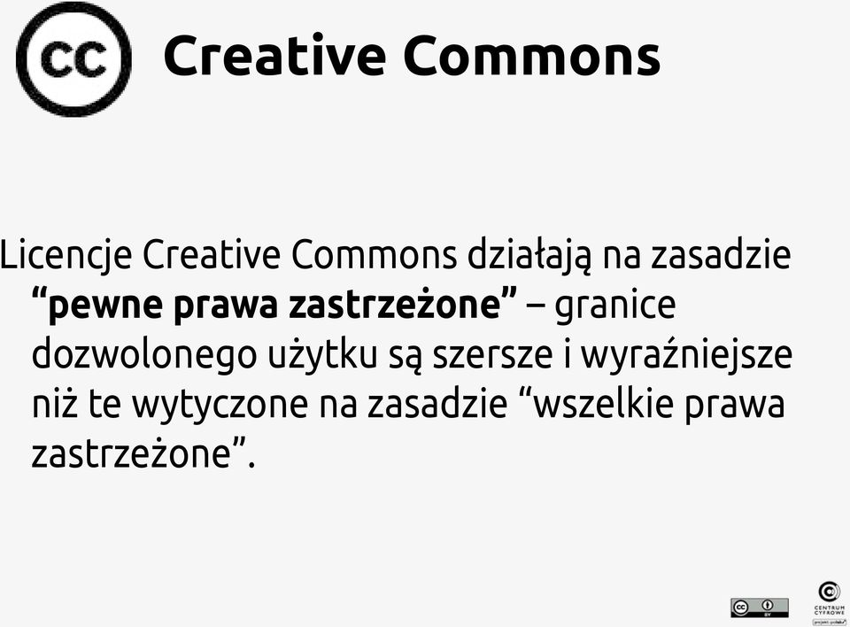 granice dozwolonego użytku są szersze i