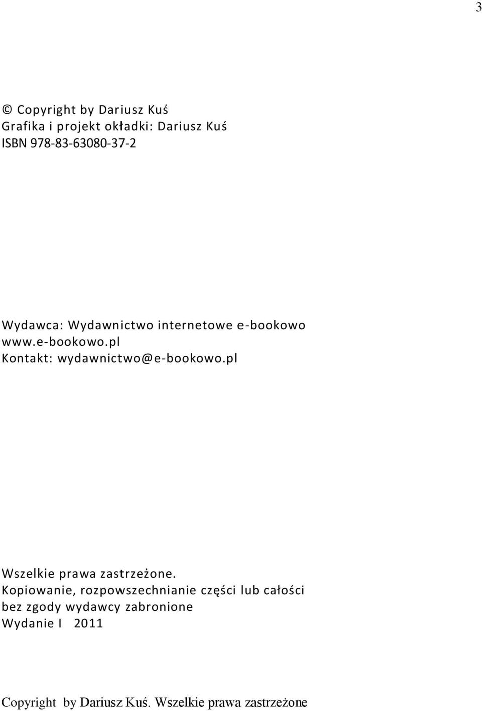 www.e-bookowo.pl Kontakt: wydawnictwo@e-bookowo.