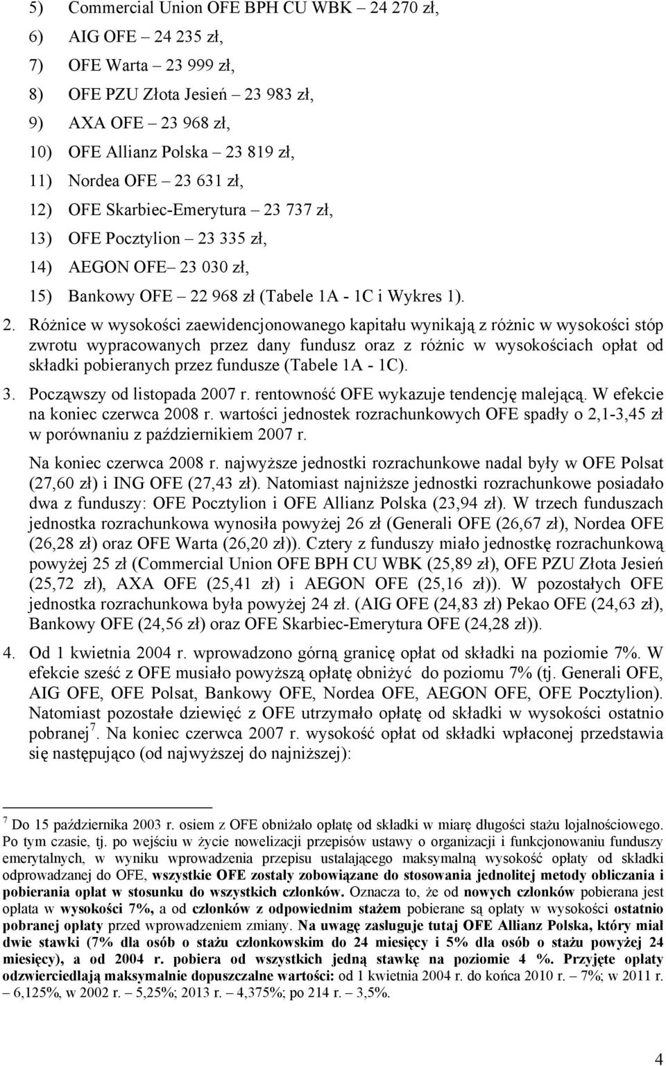 737 zł, 13) OFE Pocztylion 23