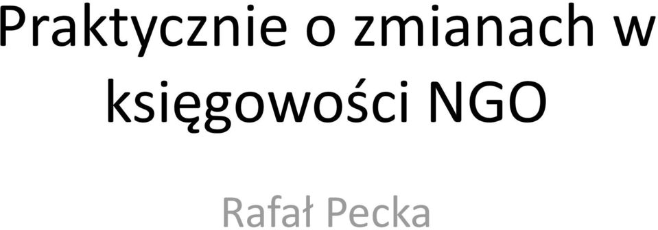 księgowości