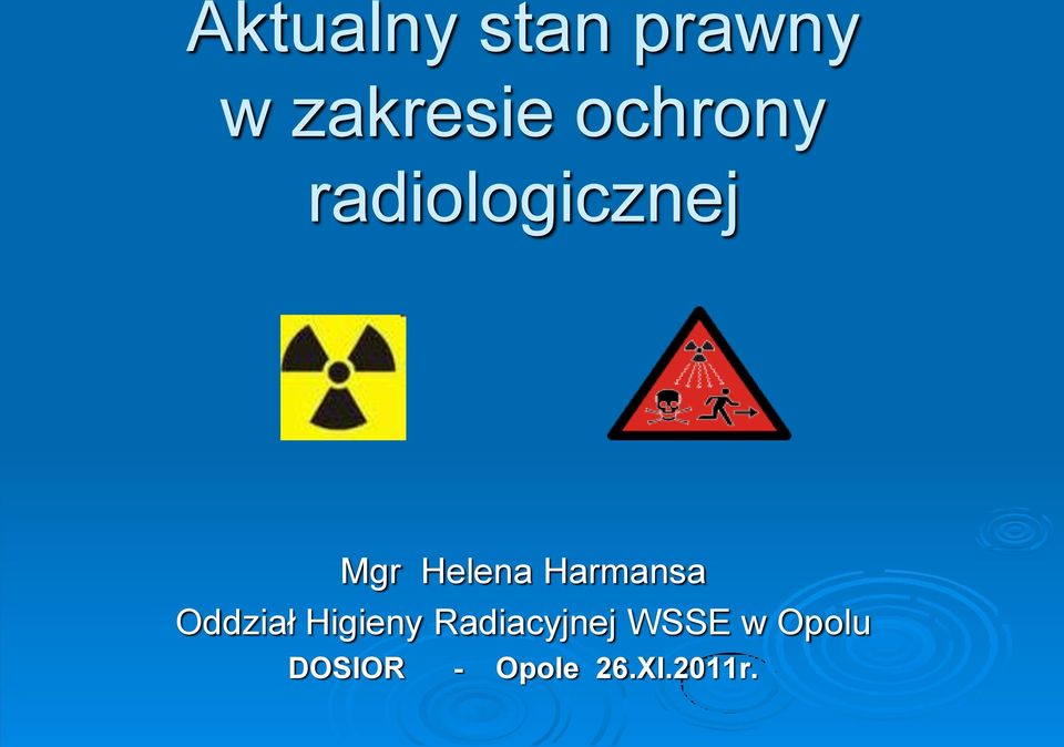 radiologicznej Mgr Helena