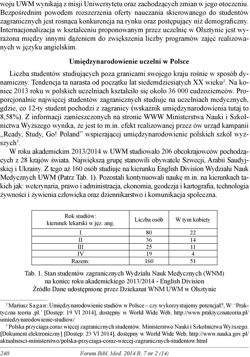 Internacjonalizacja w kształceniu proponowanym przez uczelnię w Olsztynie jest wyrażona między innymi dążeniem do zwiększenia liczby programów zajęć realizowanych w języku angielskim.