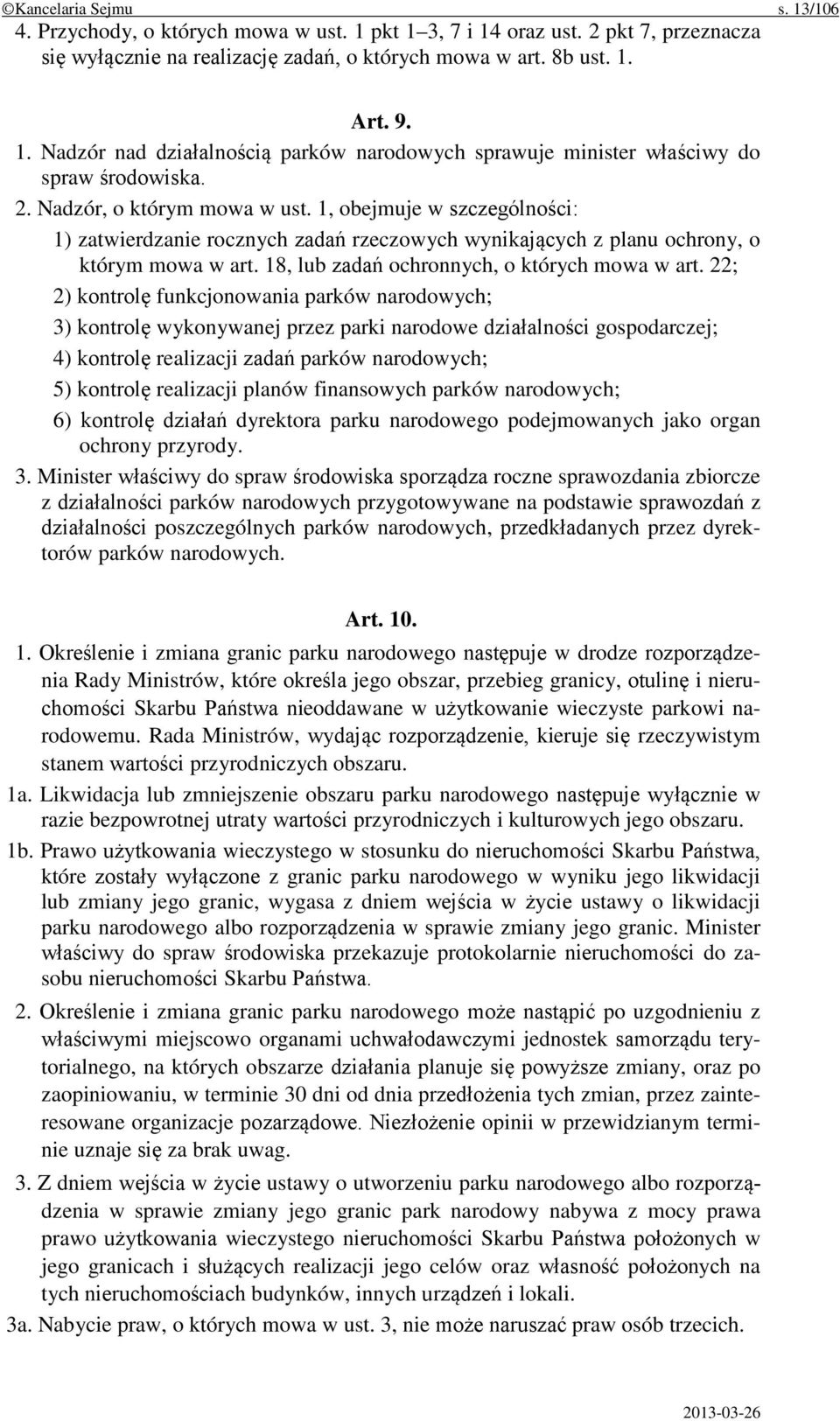 18, lub zadań ochronnych, o których mowa w art.