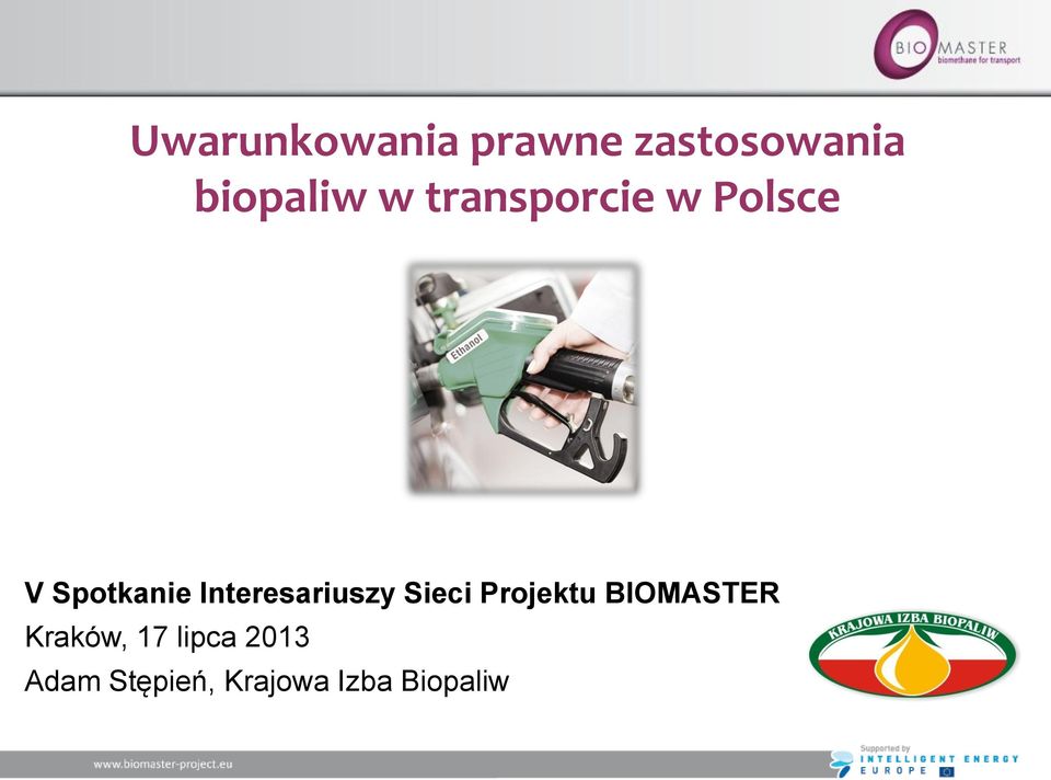 Interesariuszy Sieci Projektu BIOMASTER