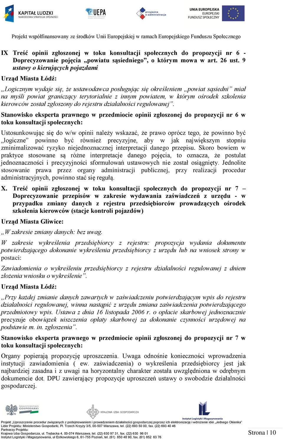 szkolenia kierowców został zgłoszony do rejestru działalności regulowanej.