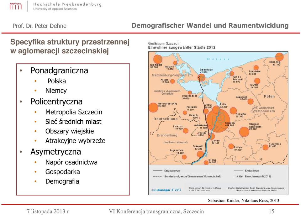 Atrakcyjne wybrzeże Asymetryczna Napór osadnictwa Gospodarka Demografia Sebastian