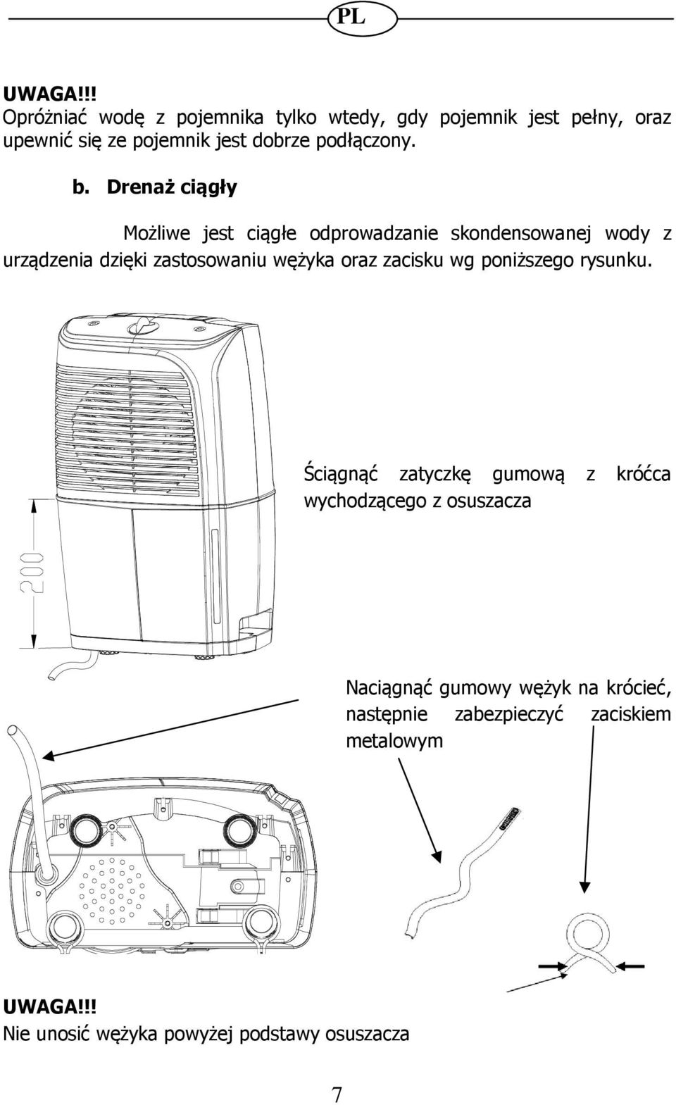 podłączony. b.