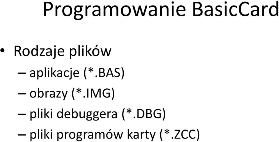IMG) pliki debuggera (*.