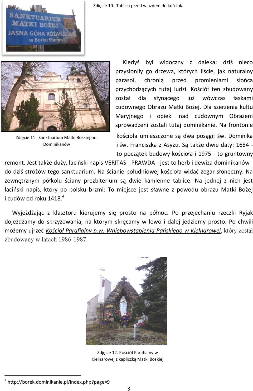 Kościół ten zbudowany został dla słynącego już wówczas łaskami cudownego Obrazu Matki Bożej. Dla szerzenia kultu Maryjnego i opieki nad cudownym Obrazem sprowadzeni zostali tutaj dominikanie.