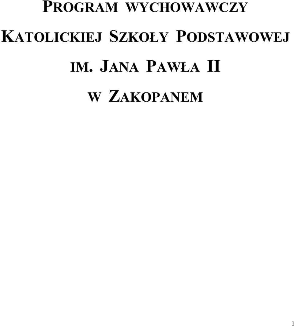 PODSTAWOWEJ IM.