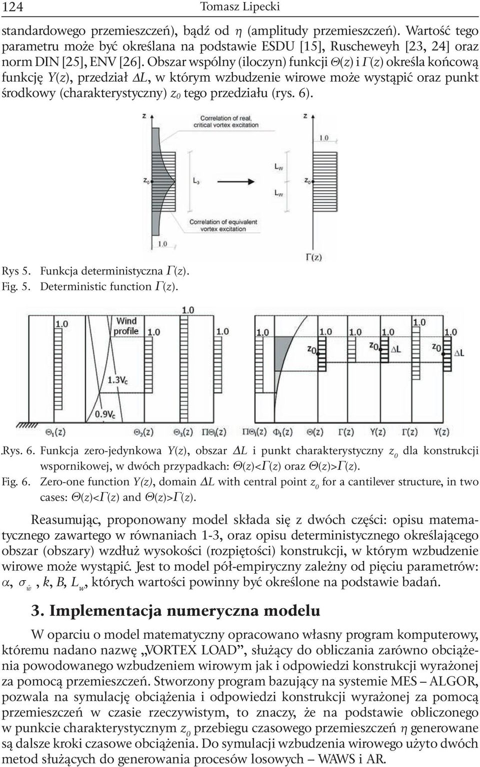 Rys 5. Funkcja deterministyczna Γ(z). Fig. 5. Deterministic function Γ(z). Rys. 6.