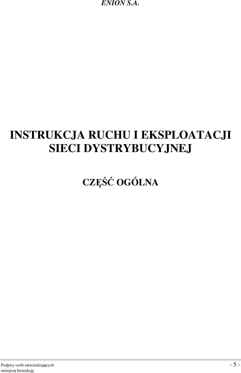 DYSTRYBUCYJNEJ CZĘŚĆ