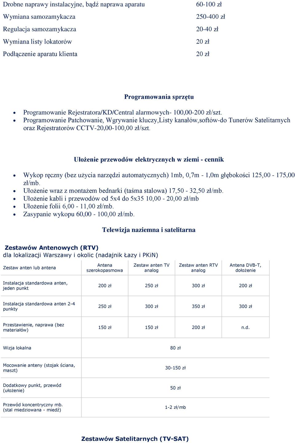 Programowanie Patchowanie, Wgrywanie kluczy,listy kanałów,softów-do Tunerów Satelitarnych oraz Rejestratorów CCTV-20,00-100,00 zł/szt.